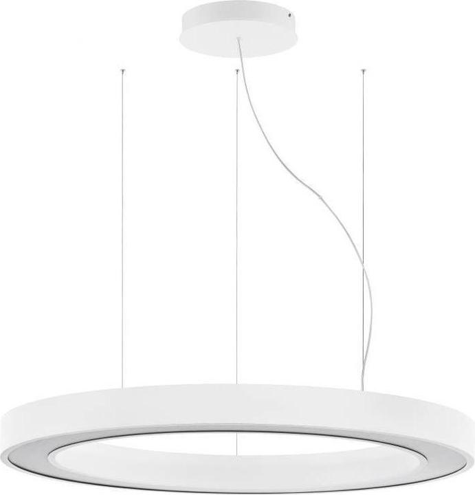 EGLO 64303 PASTRENGO 2 LED Pendelleuchte 75W Ø1100mm Weiss Neutralweiss Dimmbar