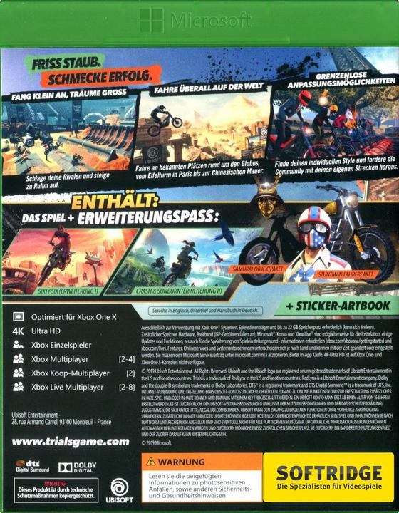 Produktbild Ubisoft Trials Rising Gold Edition (Xbox Series X, Xbox One X, DE)