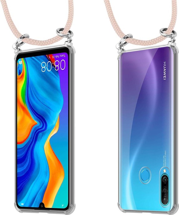 Produktbild Cadorabo TPU Handy Kette SILBER Cover