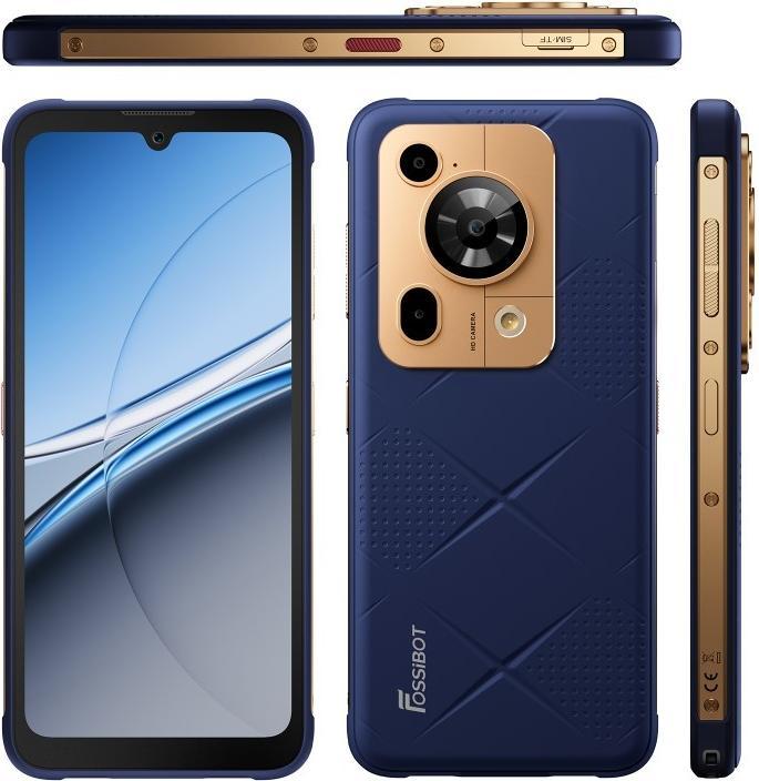 Actual product image Fossibot F112 Pro blaues Smartphone