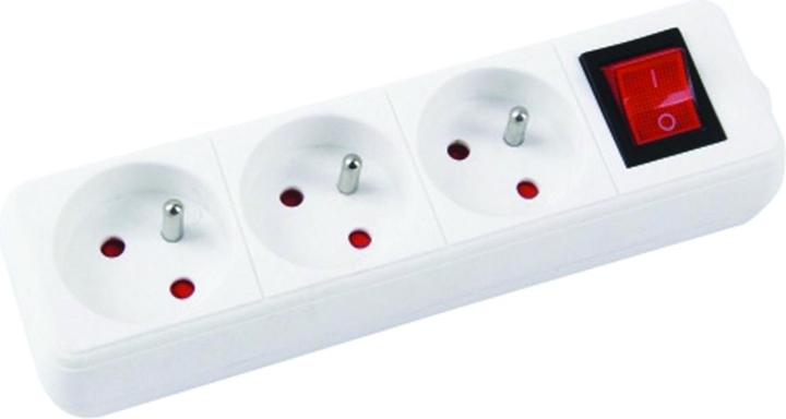 Office Products Office produktų priešpėstinės linijos 3 lizdai 3 m balti (13113341-14) (3x, PECO 7/5, 3 m)