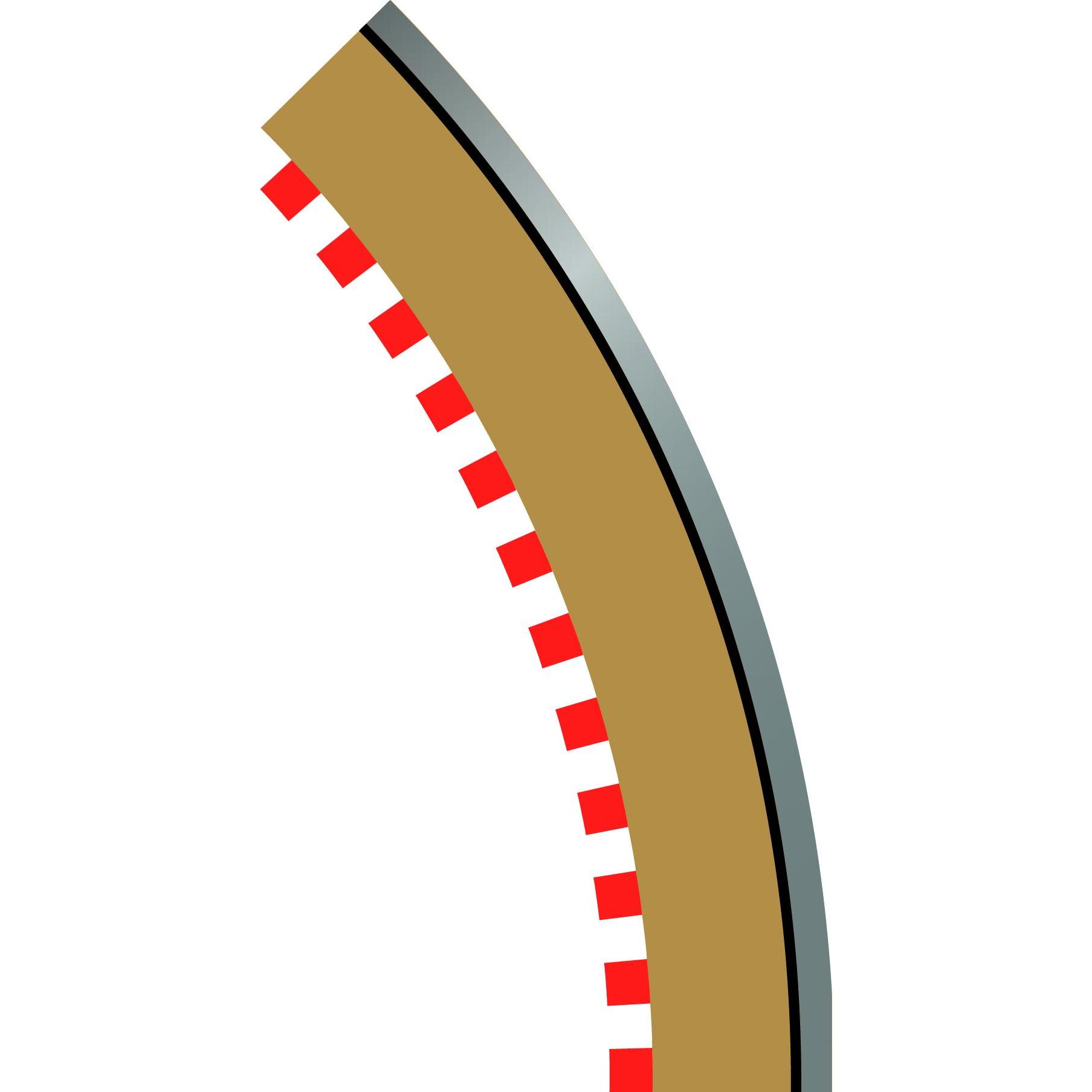 Scalextric Borders R2 Inner 4 Stück
