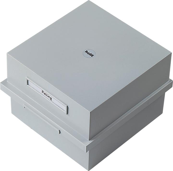 Actual product image Helit Card index box with lid the admin (A5)