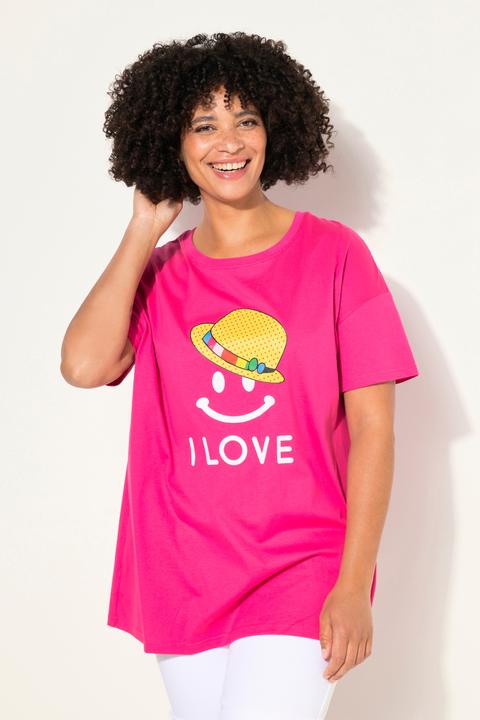 Produktbild Angel of Style T-Shirt, A-Linie, Smiley, Zipfelsaum (46)