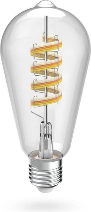 Produktbild Hama Smarte LED-Lampe, Matter, E27, Retro, Filament ST64, RGBW, dimmbar, mit App (E27, 470 lm, 1x)