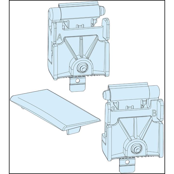 Actual product image Schneider PrismaSeT-P, front panel hinge set LVS08585