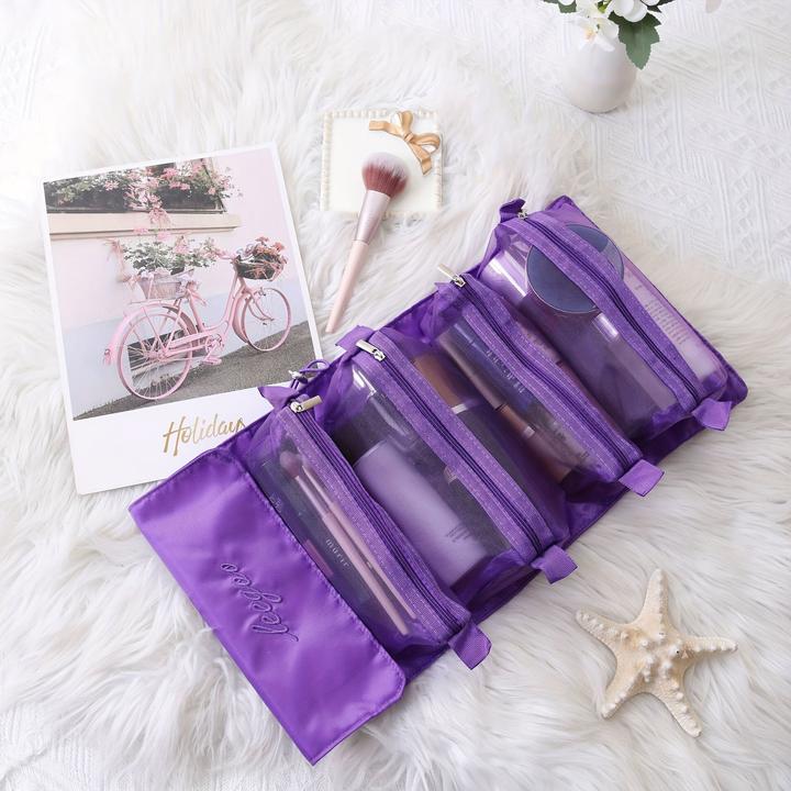 Actual product image Only-Bags.Store Detachable four in one make-up bag Portable Travel, large capacity cosmetic storage washing