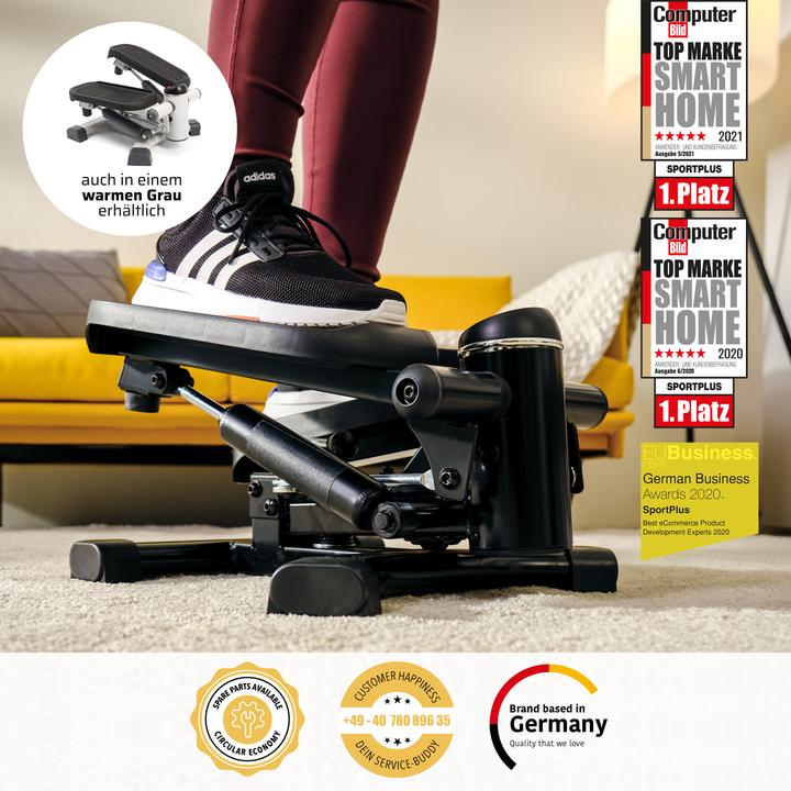 Produktbild Sportplus 2-in-1 Mini-Stepper, Grau
