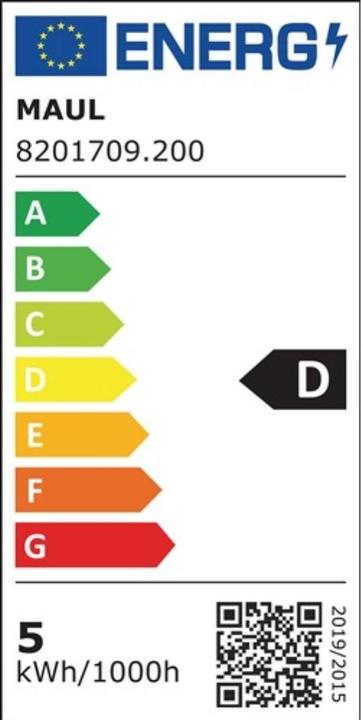 Label énergétique Maul Lampe de table LED (320 lm)