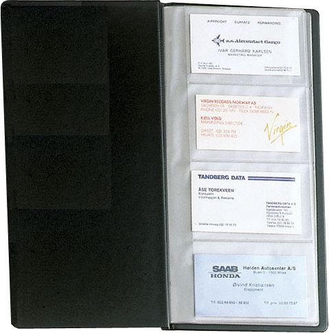 Actual product image Dymo Esselte business card album (95 x 60 mm)
