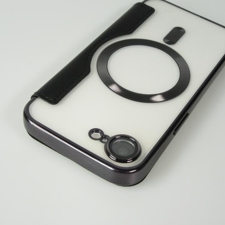 Produktbild PhoneLook Hülle Flip-Elektroplatte mit MagSafe und Lederklappe (Apple iPhone 16e, Apple iPhone 17e)