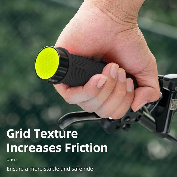 Produktbild Rockbros 40720007001 bicycle grips with reflector - black