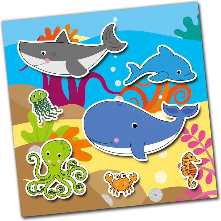 Immagine prodotto GALT Reusable Sticker Book - Animals (31005098) (150 Adesivo)