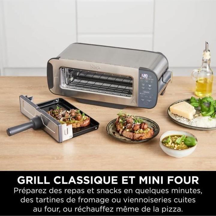 Produktbild Ninja 3-in-1 Multifunctionele Toaster, Grillplaat en Panini Maker - 7 Roosterstanden - RVS - ST202EU