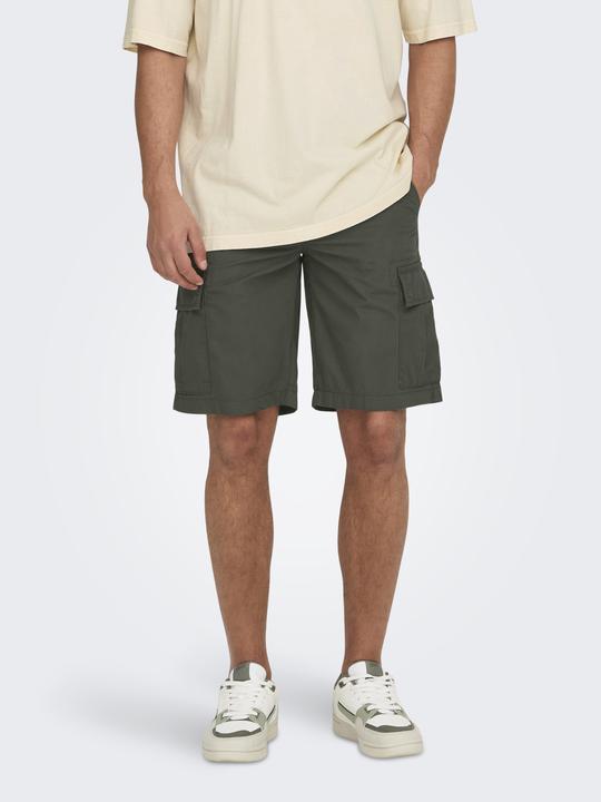 Produktbild Only & Sons Cargoshorts Loc kurze Hose mit vielen Taschen (L)