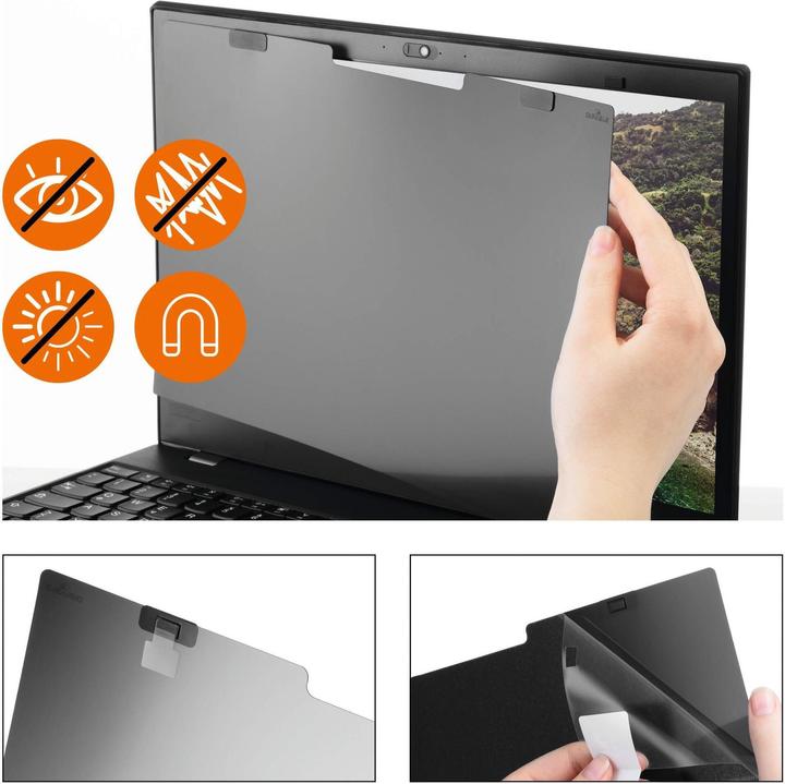 Actual product image Durable Privacy filter MAGNETIC 16.0", 16:10 anthracite (16", 16 : 10)