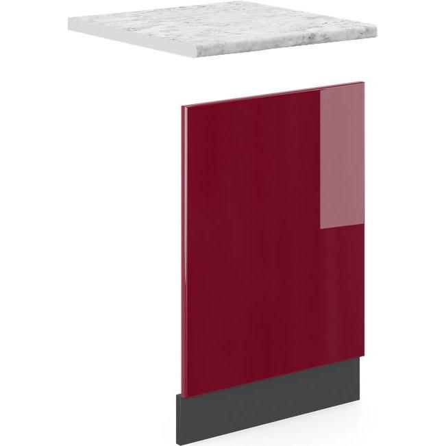 Vicco Frontblende R-Line, Geschirrspüler Zubehör, Rot