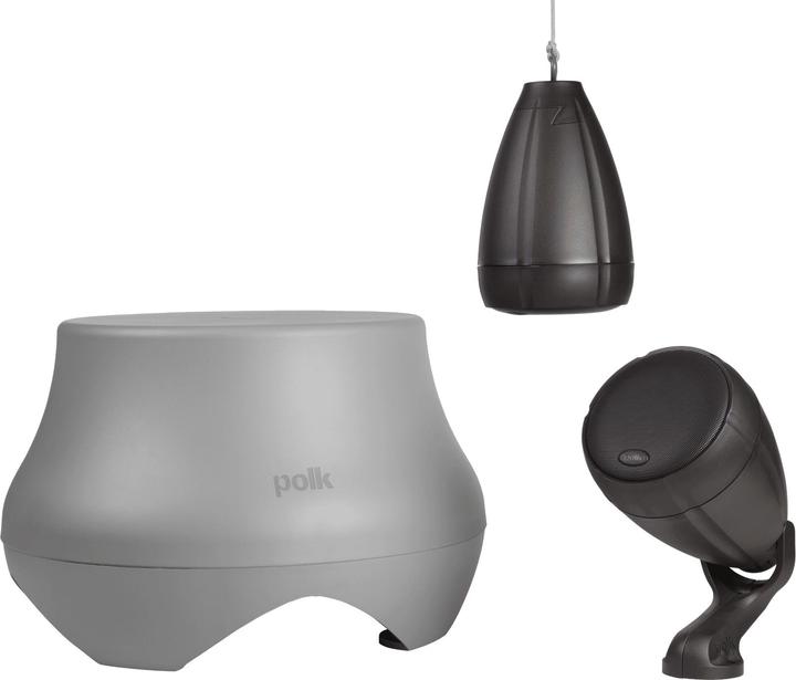 Actual product image Polk ATRIUM 100SUBGY Home Audio Outdoor grey
