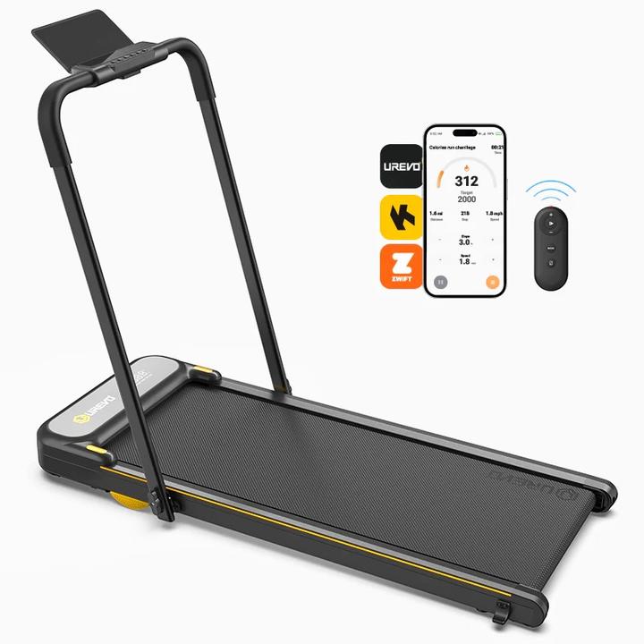 Actual product image Urevo Strol 2E Smart 2-in-1 electric treadmill (black)