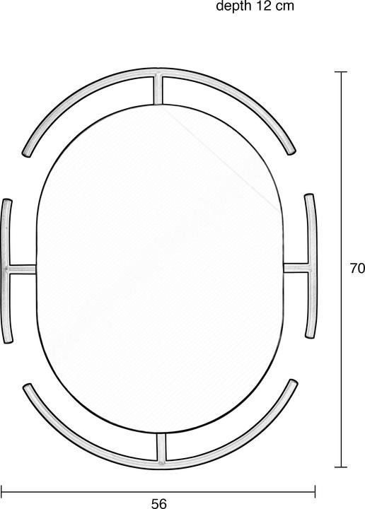 Produktbild Zuiver Emma (70 x 12 cm)