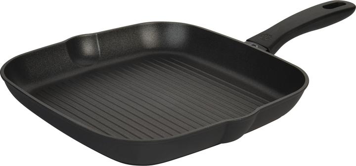 Actual product image Zwilling Avola grill pan, 28 cm | square | aluminium (Grill pan, Aluminium, 28 x 5.60 cm)