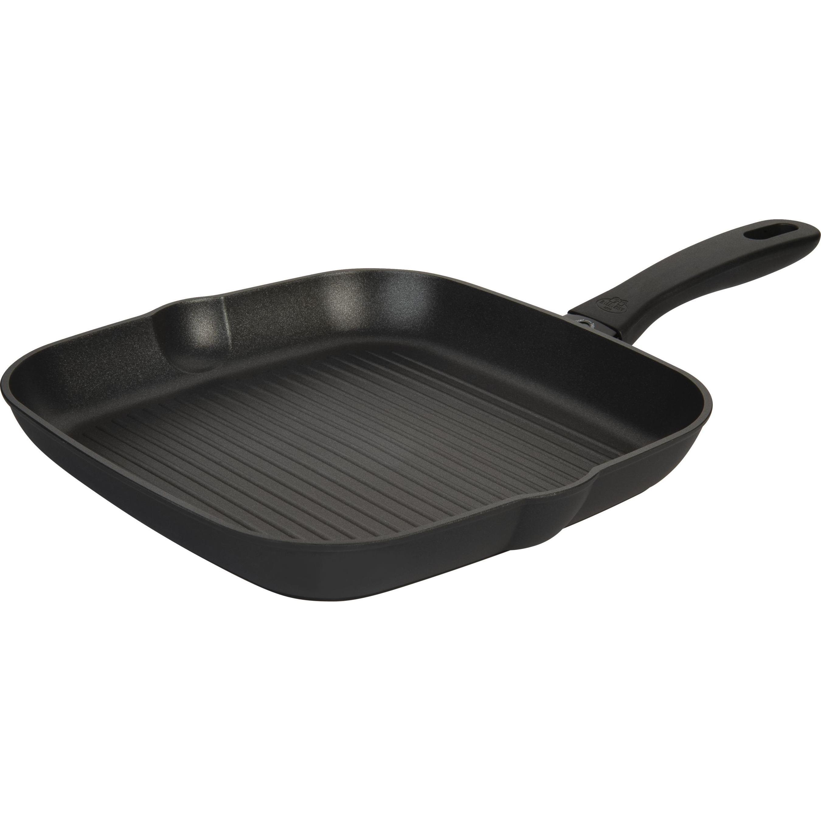 Zwilling Avola Grillpfanne, 28 cm quadratisch Aluminium, Pfanne + Kochtopf, Schwarz