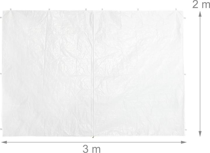 Productafbeelding Relaxdays 4x paroi-latérale-tonnelle (10 cm, 300 cm)