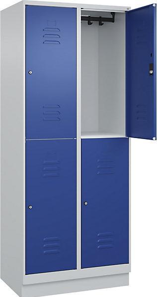 Gentian blue RAL 5010, Light grey RAL 7035