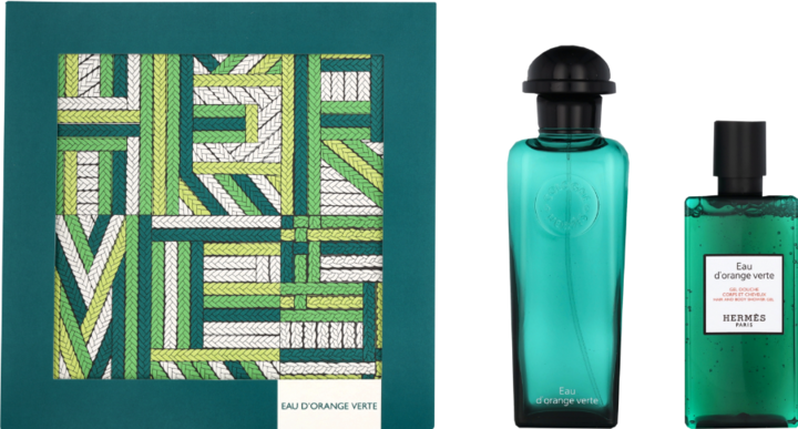 Actual product image Hermès Hermes Paris Eau D'orange Verte EdC 100ml Spray Gel De Baño 80ml (Fragrance set)