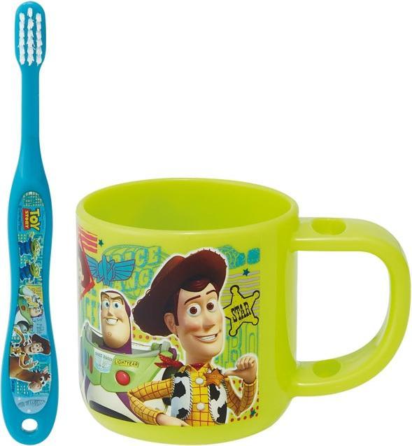 Actual product image Disney Toy Story mug with stand & toothbrush set (Soft, 2 x)