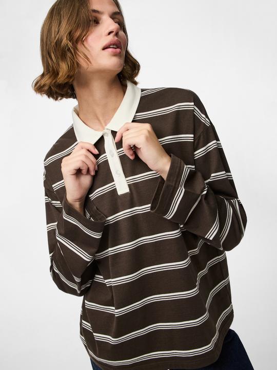 Produktbild Pieces PCSADIE Langarm-Poloshirt (L)