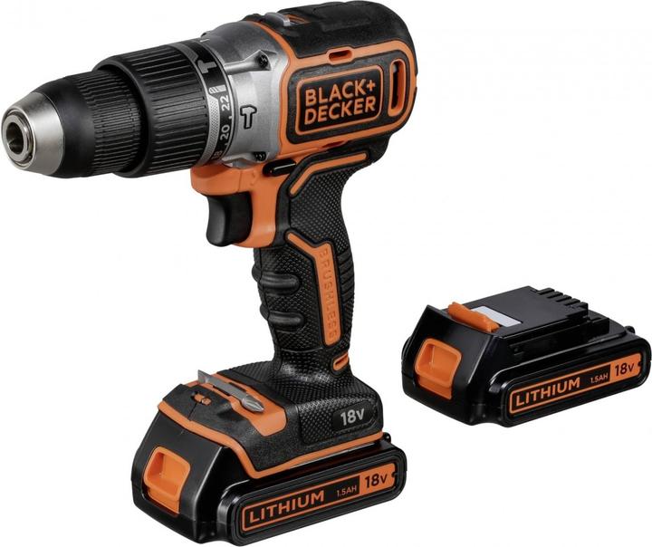 Produktbild Black & Decker BL188KBQW AkkuSchlagbohrschrauber (Akkubetrieb)