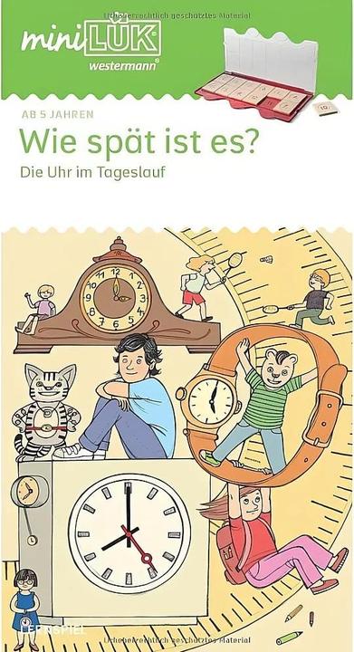 Produktbild miniLÜK. Wie spät ist es? Die Uhr im Tageslauf (Deutsch, Heiner Müller, 2012)