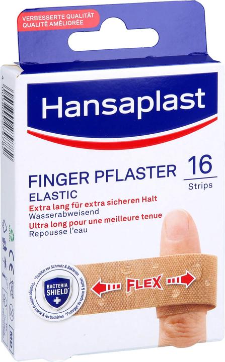 Actual product image Hansaplast Finger Pflaster Elastic (16 x)