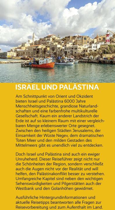 Immagine prodotto Reiseführer Israel und Palästina (Tedesco, Jens Wiegand, 2022)