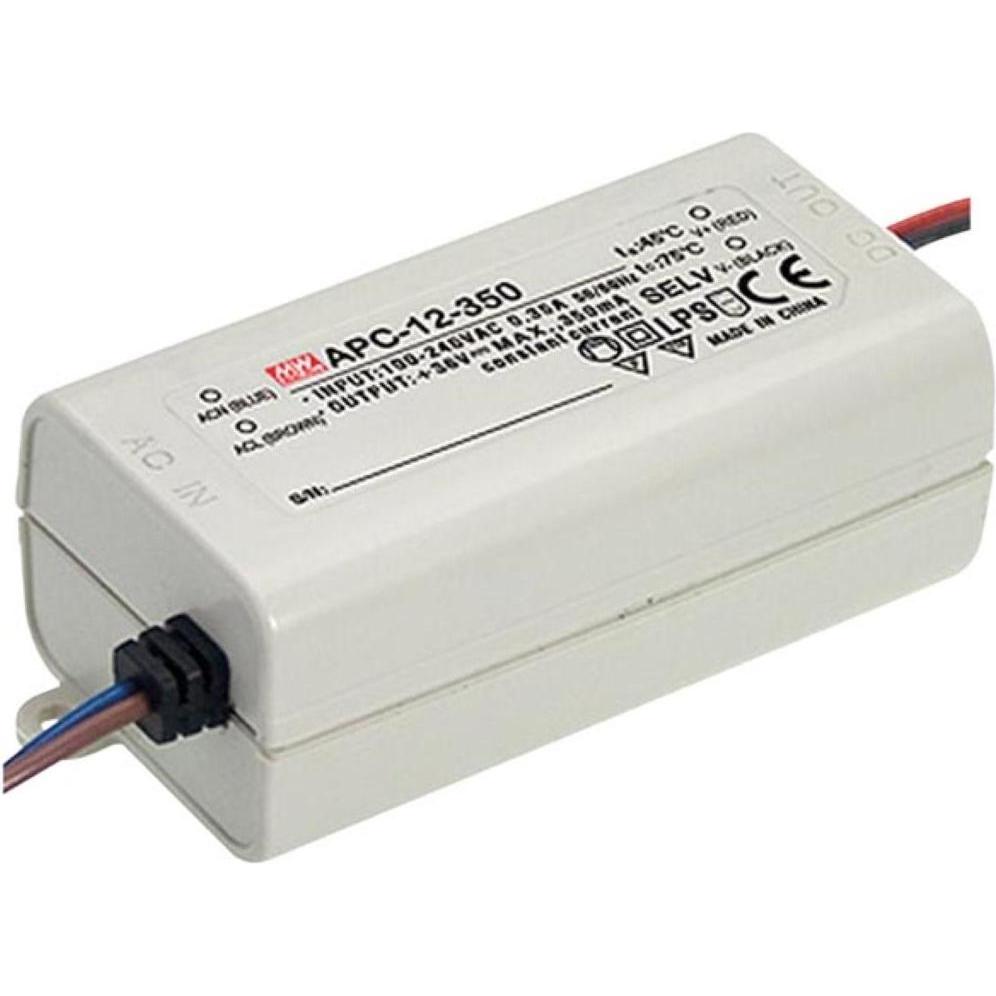 MeanWell, Accessori per illuminazione, DRIVER DE LED À COURANT CONSTANT - 1 SORTIE - 350 mA - 12 W