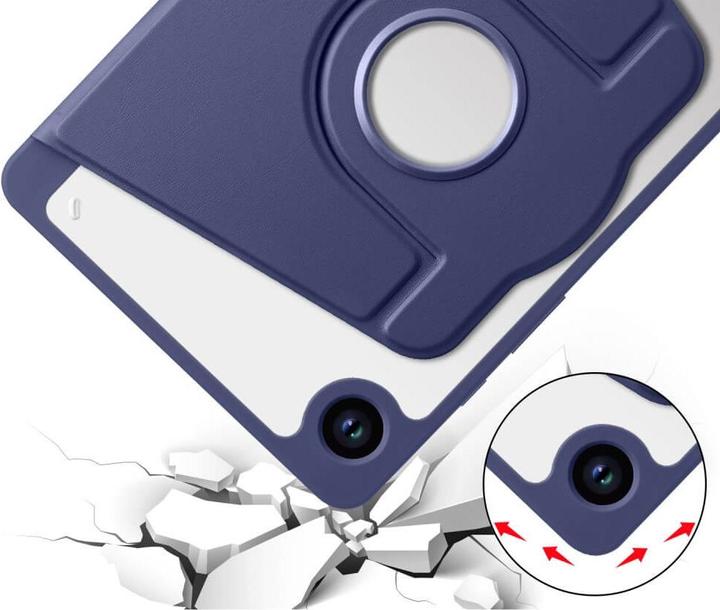 Actual product image Cover-Discount Galaxy Tab A9+ - 360-degree cover dark blue (Galaxy Tab A9+)