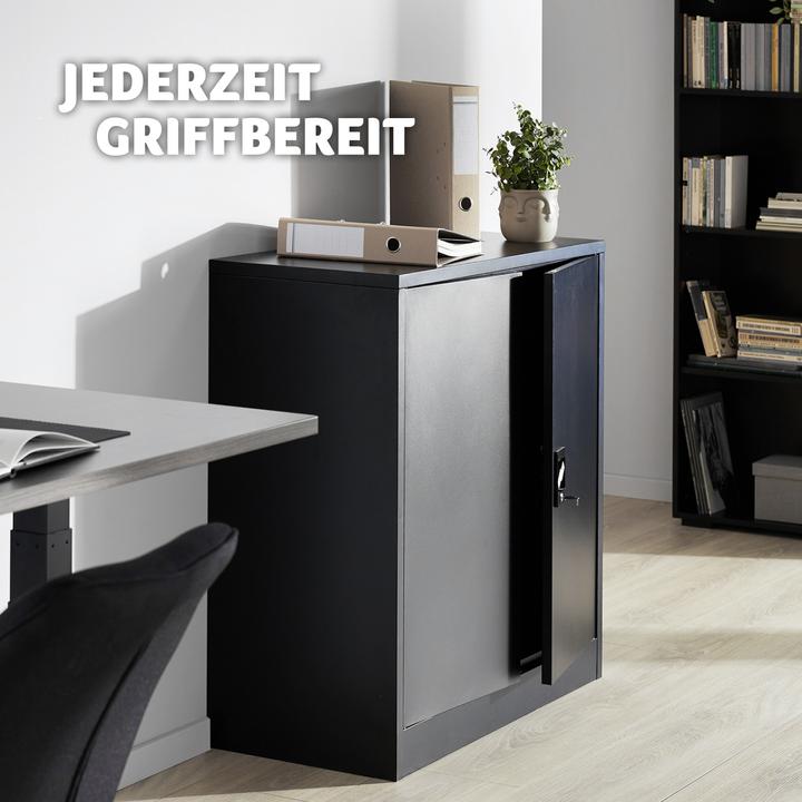 Image du produit tectake Armoire de classement (90 x 40 x 90 cm)