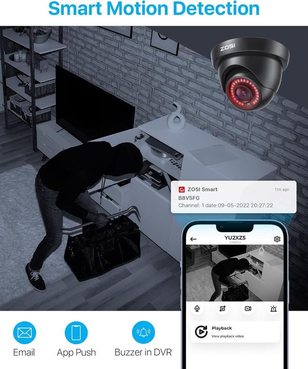 Image du produit Zosi Überwachungssystem (1920 x 1080 Pixels)
