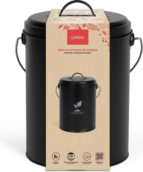 Produktbild Livoo Eimer für Küchenkompost 6 L (6 l)