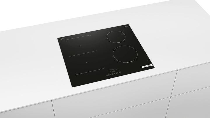 Produktbild Bosch Hausgeräte Serie 4 PVS611BB6E hob Black Built-in Zone induction hob 4 zone(s) (59.20 cm, Induktionskochfeld)