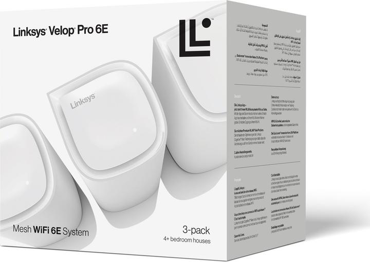 Produktbild Linksys VELOP MX6200 AXE5400 3PK