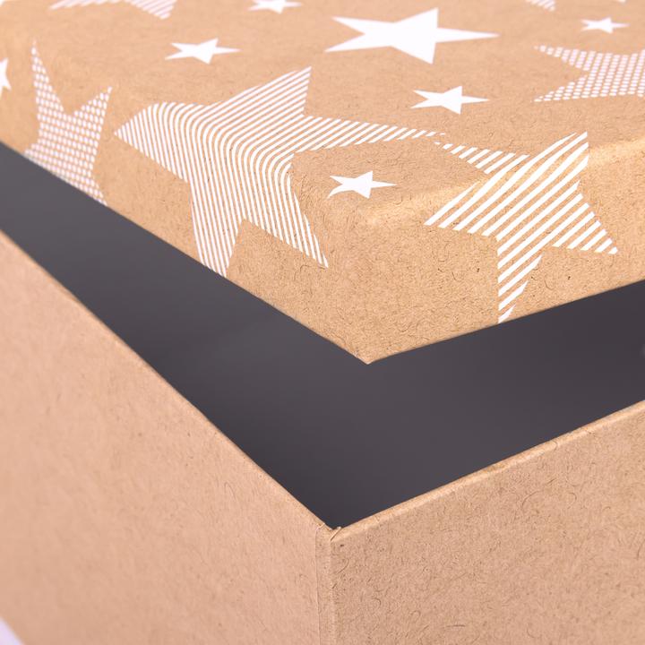Immagine prodotto Idena Scatola regalo Star 27x27x15cm FSC Mix (Scatola da regalo)