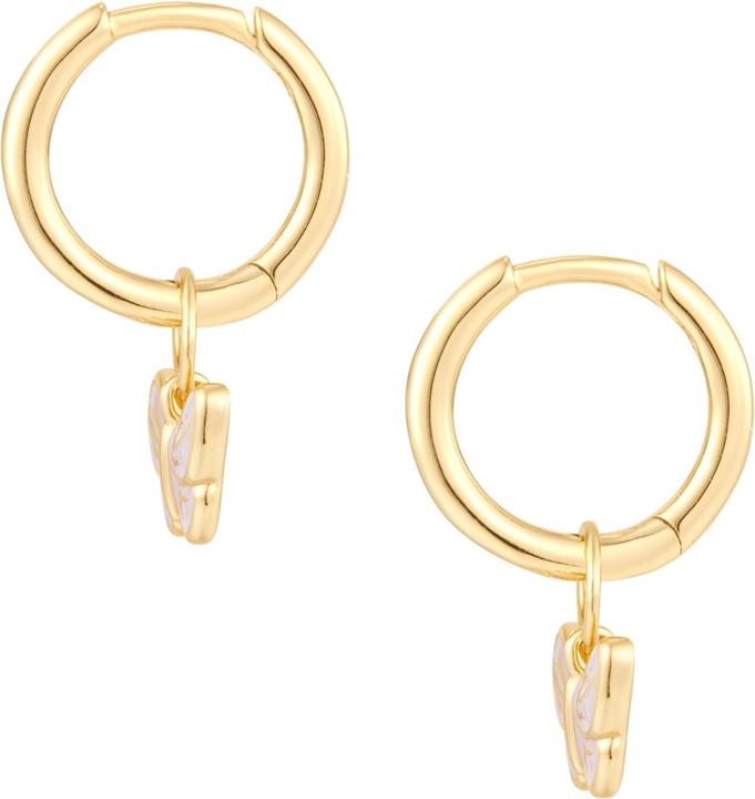 Actual product image Glanzstücke München Ladies earrings butterfly - 35882 (Sterling Silver)