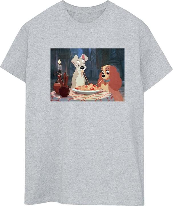 Immagine prodotto Disney Lady And The Tramp Spaghetti Photo Maglietta Ampia Donna (M)
