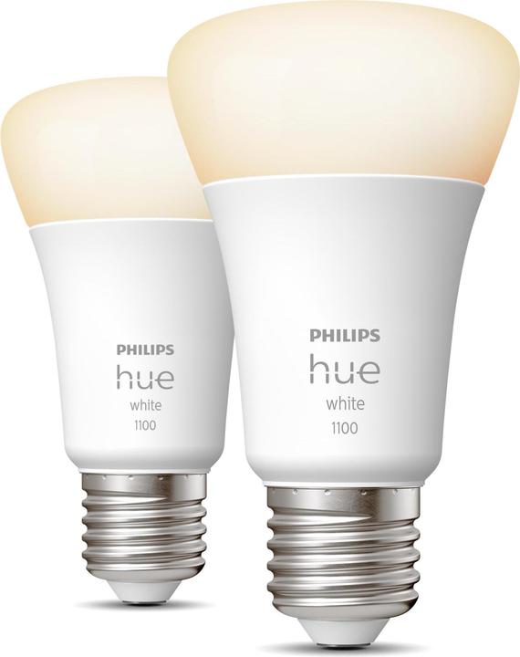 Produktbild Philips Hue White (E27, 9.50 W, 1050 lm, 2 x, F)