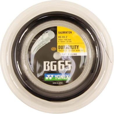 Produktbild Yonex BG-65 / 200m-Rolle, schwarz, 0,70mm