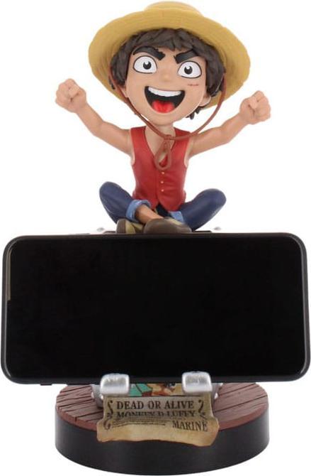 Image du produit Exquisite Gaming One Piece Cable Guys Porte-charge Monkey D. Ruffy Wanted Poster 21 cm (PS5)