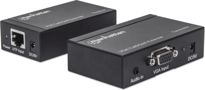 Produktbild Manhattan VGA Cat5-Extender bis 300m (Video Switch, Audio Switch)