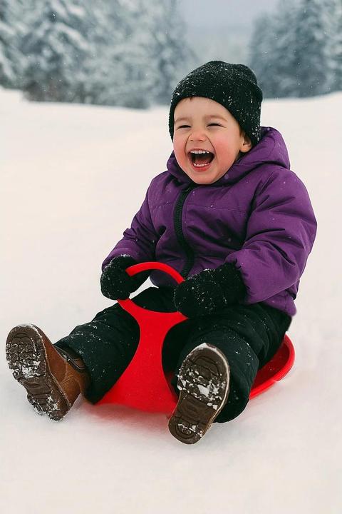 Produktbild Jamara Snow Play Schneeflitzer rot